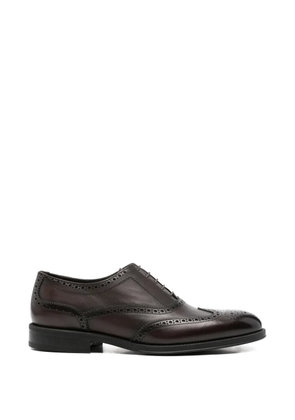 JOHN HARRISON brogue-detail Derby shoes - Brown