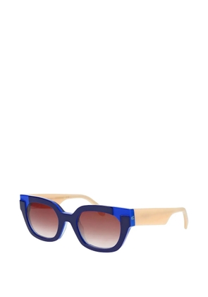 Face À Face Sunday1 geometric-frame sunglasses - Blue