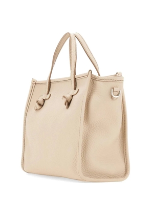 MARCELLA CLUB Miss Marcella32 grained leather tote bag - Neutrals