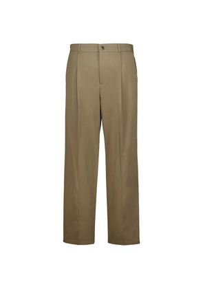 Valentino Garavani pleated straight-leg trousers - Neutrals