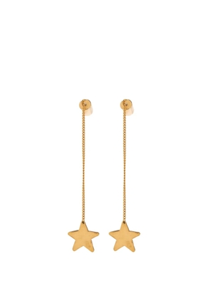 Jil Sander star-pendant drop earrings - Gold