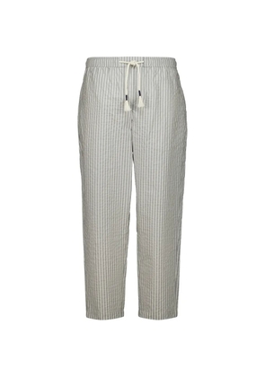 Orlebar Brown Sonoran seersucker-stripe trousers - Grey