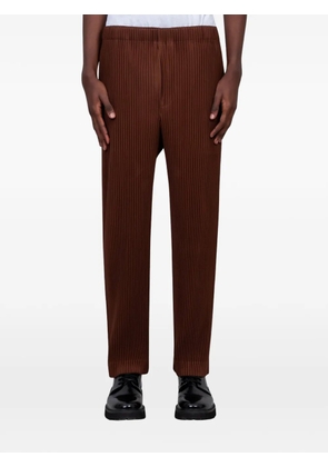 Homme Plissé Issey Miyake pleated trousers - Brown