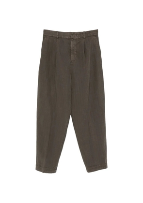 PT Torino pleated tapered-leg trousers - Green