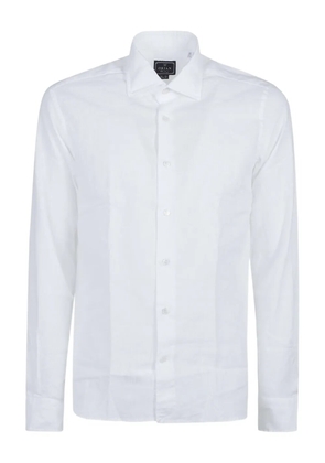 Orian long-sleeve linen shirt - White