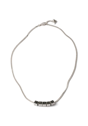 Prada metal necklace - Silver