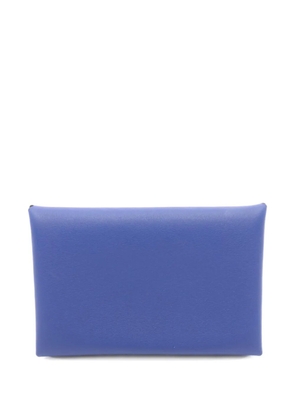 Hermès Pre-Owned Calvi Verso coin purse - Blue