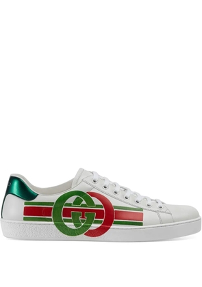 Gucci GG print Ace sneakers - White