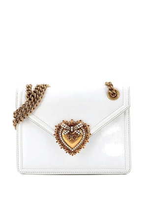 Dolce & Gabbana Pre-Owned Devotion Leather Small crossbody bag - White
