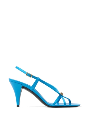 Versace Valentina satin sandals 80 mm - Blue