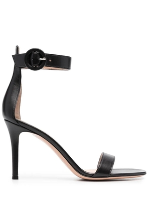 Gianvito Rossi Portofino 85mm leather sandals - Black