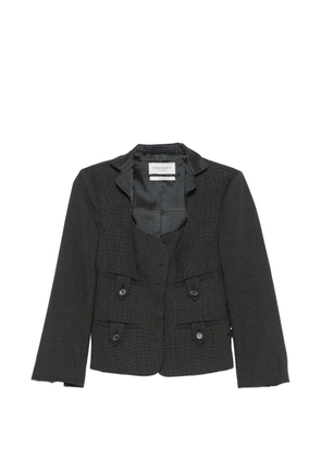 Saint Laurent Pre-Owned 2010s polka-dot skirt suit - Black