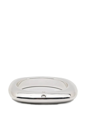 Patrizia Pepe Fly-motif square bangle - Silver