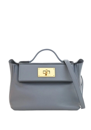 Hermès Pre-Owned 2022 24/24 leather satchel bag - Blue
