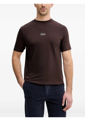 Karl Lagerfeld logo-print T-shirt - Brown