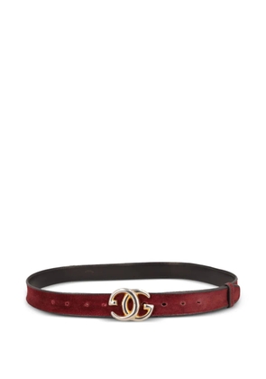 Gucci Pre-Owned logo-buckle belt - Red
