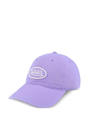 Von Dutch logo-patch cap - Purple