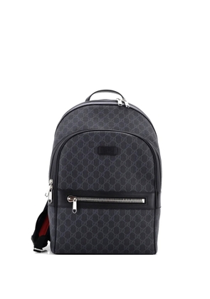Gucci Pre-Owned Front Zip Pocket GG Coated Canvas Medium backpack - Black