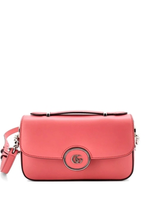 Gucci Pre-Owned Petite GG Flap Leather Mini shoulder bag - Pink