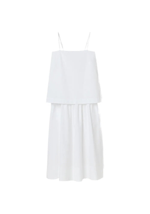 House Of Dagmar layered cotton midi dress - White