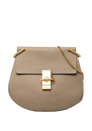 Chloé Pre-Owned 2016 Small Grained Calfskin Drew crossbody bag - Brown