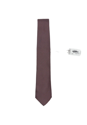Canali geometric-pattern tie - Black