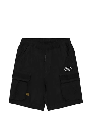 AAPE BY *A BATHING APE® logo-patch cargo shorts - Black