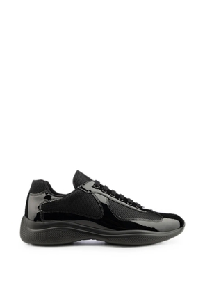Prada America's Cup patent-leather sneakers - Black