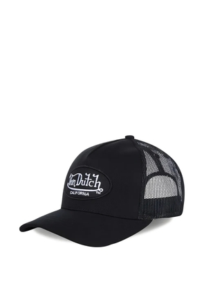 Von Dutch logo-patch mesh-panel cap - Black