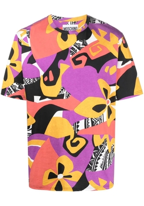 Moschino collage-print short-sleeved T-shirt - 1888 - Multicolore