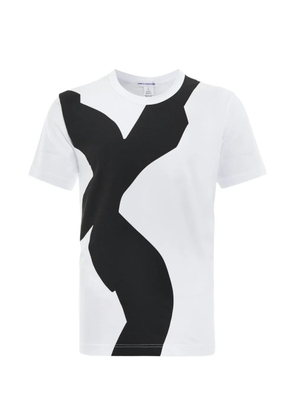 Comme Des Garçons Shirt abstract-print T-shirt - White