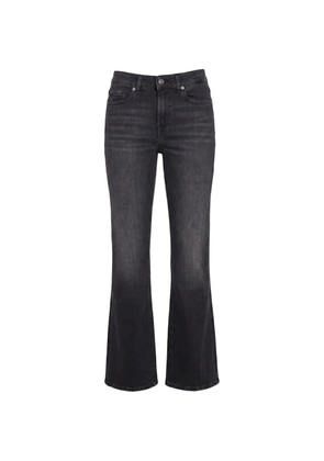 7 For All Mankind faded logo-patch jeans - Grey