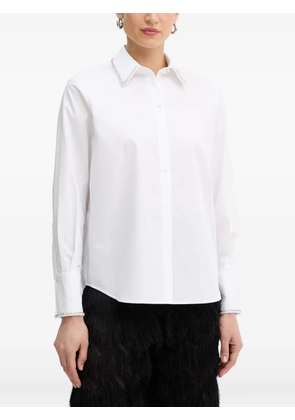 Karl Lagerfeld chain-trim shirt - White