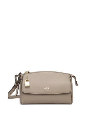 Armani Exchange logo-detail cross body bag - Grey