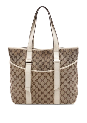 Gucci Pre-Owned 2000-2015 GG Canvas tote bag - White