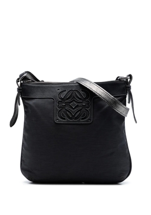 Loewe Pre-Owned 2008 Nylon Anagram crossbody bag - Black