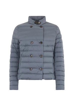 Moorer quilted double-breasted jacket - Grey