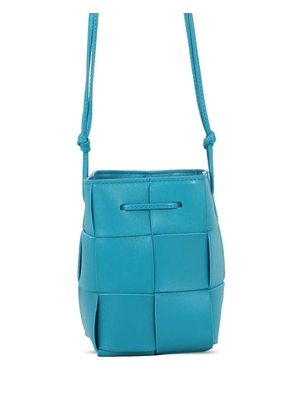 Bottega Veneta Pre-Owned 2010-2026 Mini Nappa Maxi Intrecciato Cassette bucket bag - Blue