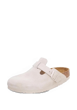 Birkenstock Boston suede mules - Neutrals