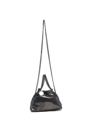 Stella McCartney glitter-effect ruched tote bag - Blue