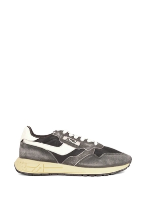 Autry Reelwind Low distressed mesh-panel sneakers - Black