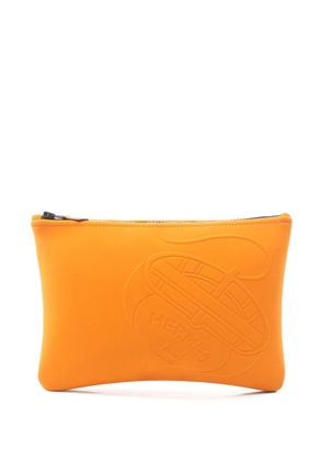 Hermès Pre-Owned 2010s Neobain Thalassa MM pouch - Orange