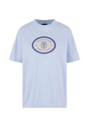 Maison Kitsuné x KURO GRAN logo-print T-shirt - Blue