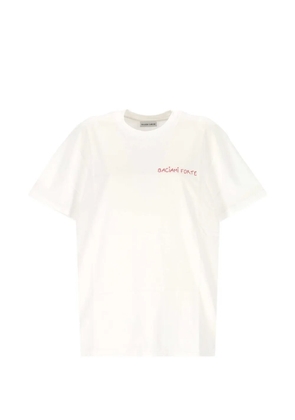 Maison Labiche embroidered-logo T-shirt - White