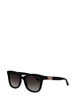 Ferragamo Eyewear Gancini square-frame sunglasses - Black