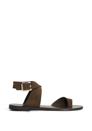 Nicolas Lainas toe-strap flat sandals - Brown