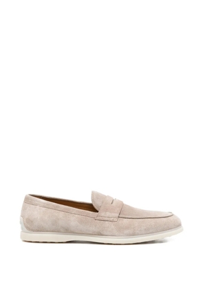 JOHN HARRISON suede loafers - Neutrals