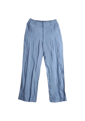 LEMAIRE pleated pressed-crease trousers - Blue