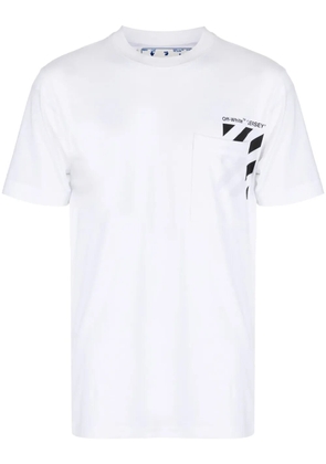 Off-White Diag-stripe cotton T-shirt