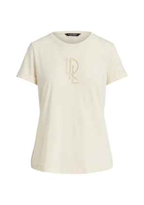 Lauren Ralph Lauren logo-embellished T-shirt - Neutrals